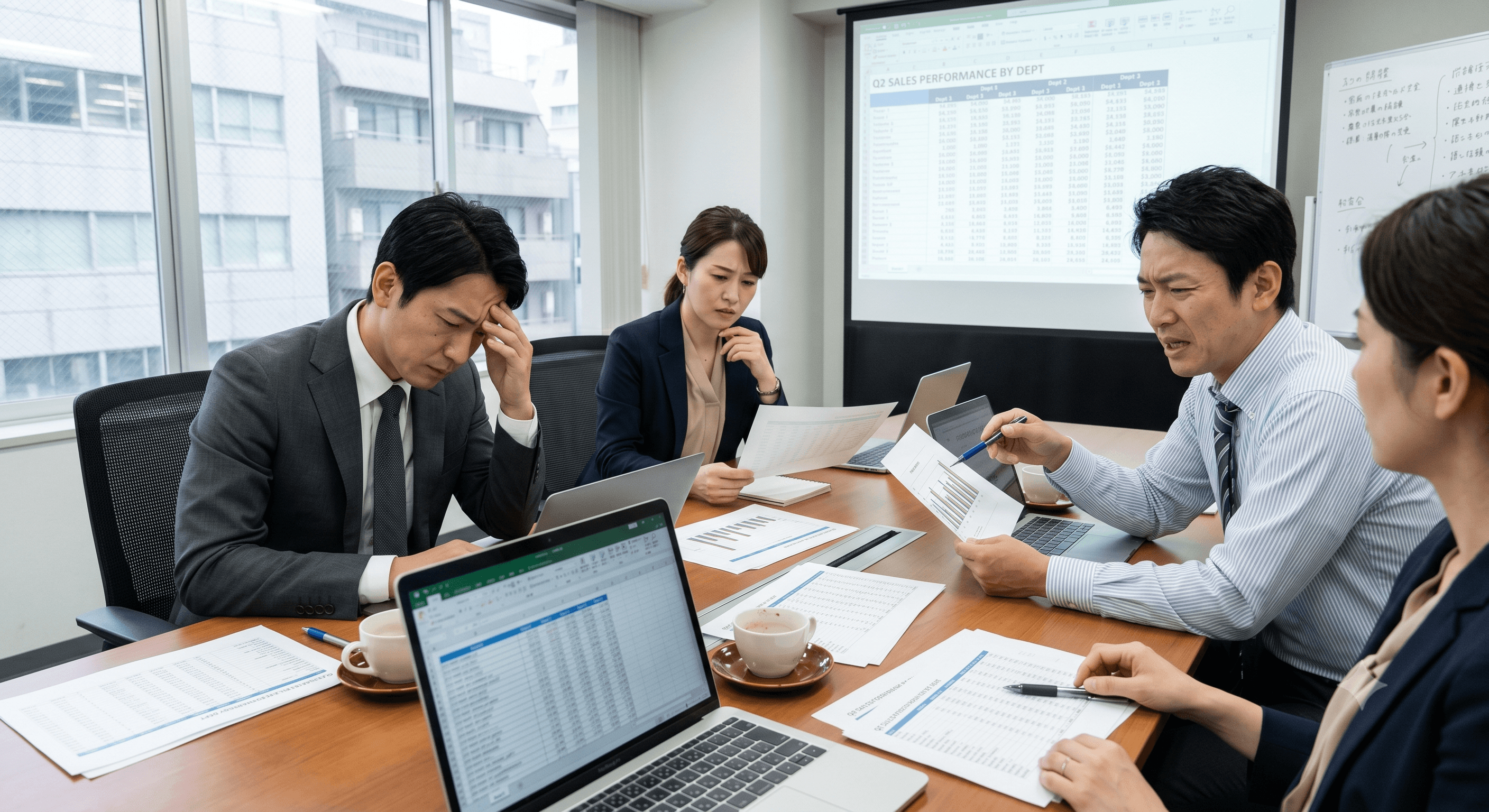 経営会議でデータの出どころが毎回違う