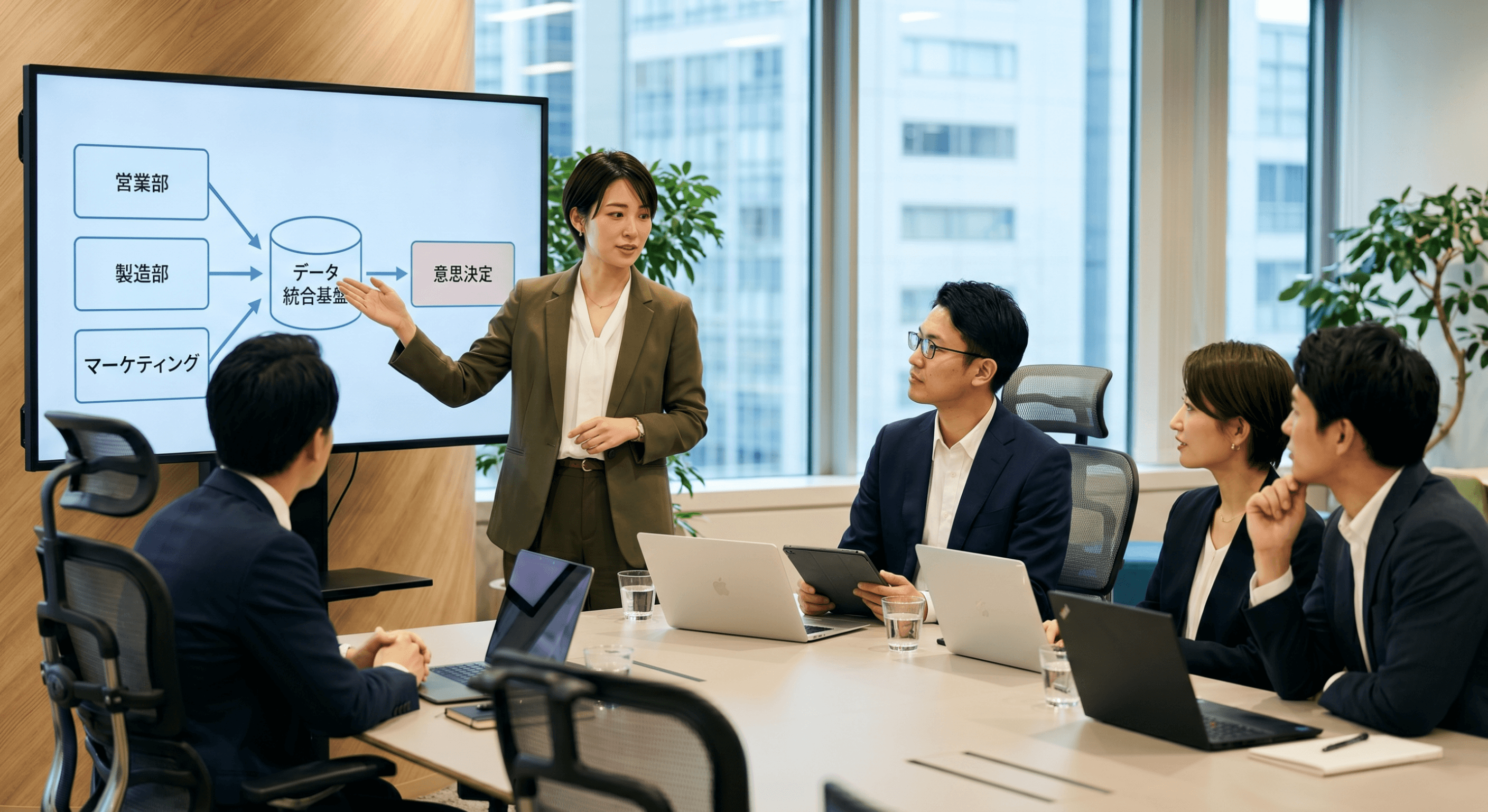 データがバラバラで全体像が見えない