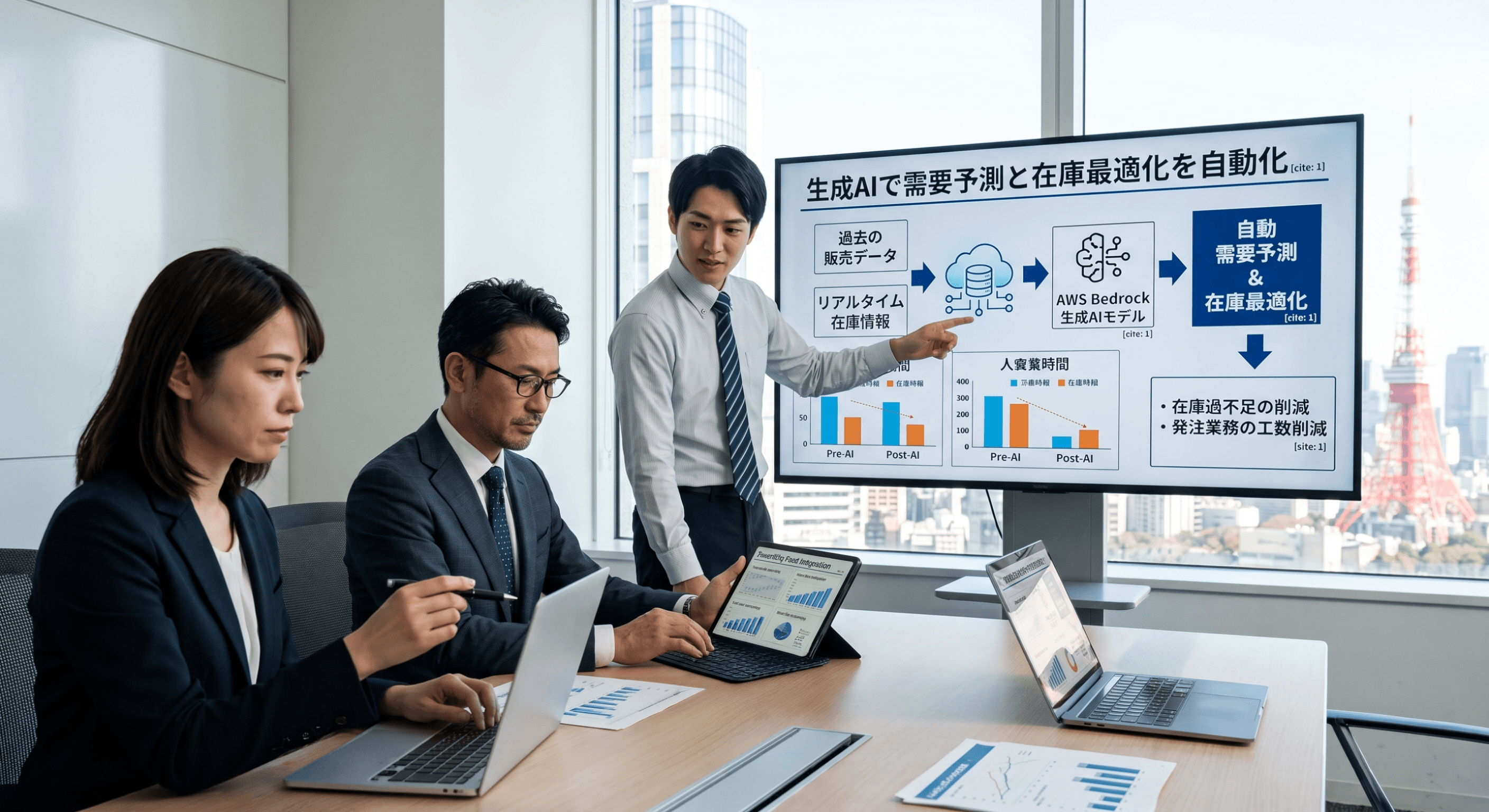 生成AIで需要予測と在庫最適化を自動化