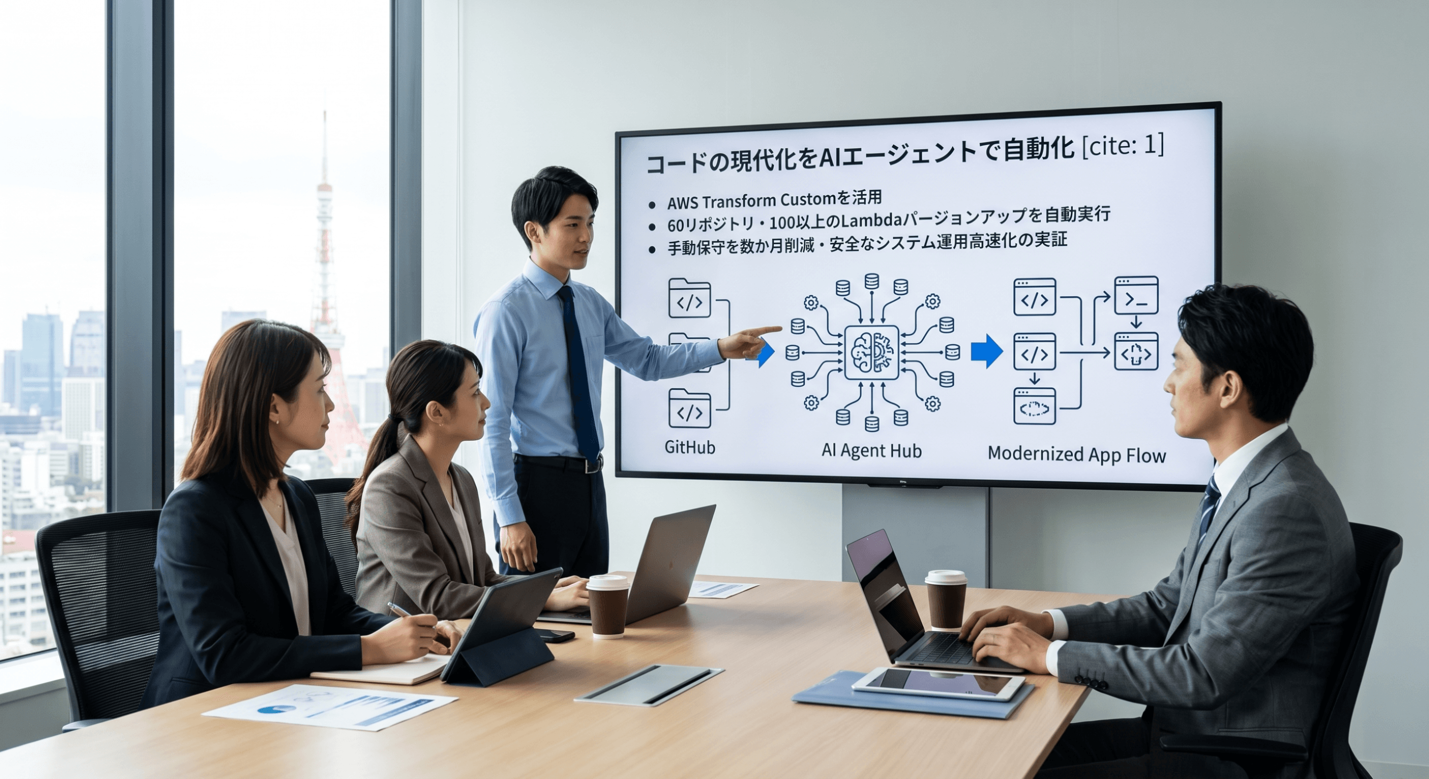 コードの現代化をAIエージェントで自動化