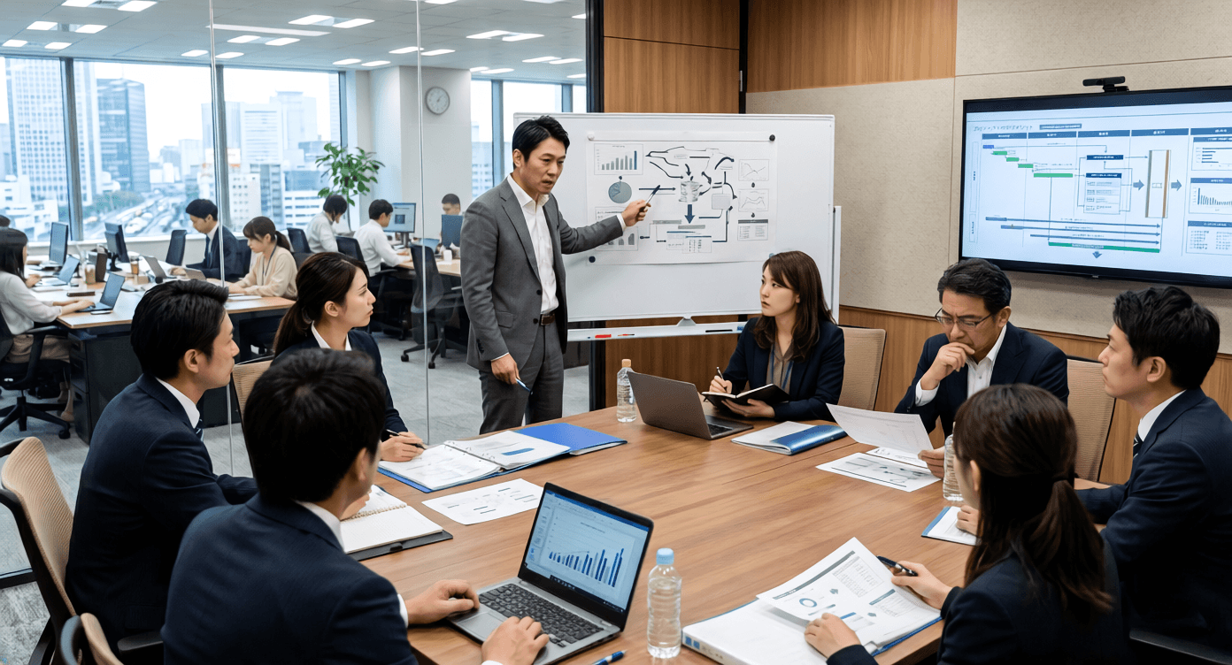 複数部門をまたぐ統合プロジェクト